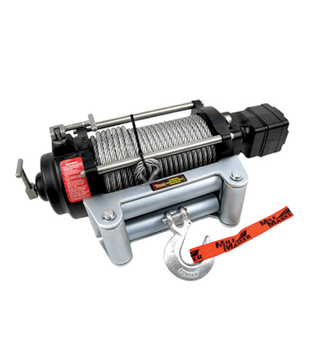 10500 LB Hydraulic Winch 17.9 C.I. Hydraulic Motor w/Roller Fairlead 100 Foot Cable H10500 Mile Marker