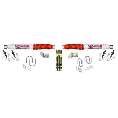 Steering Stabilizer Dual Kit w/3.75 Inch Axle Tube Skyjacker