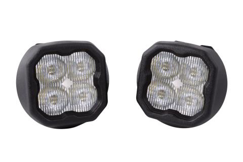 SS3 LED Fog Light Kit for 2015-2020 GMC Canyon White SAE Fog Pro w/ Backlight Diode Dynamics