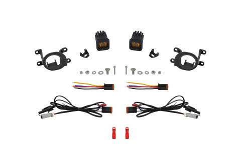 SSC1 Type BM LED Fog Light Kit, Yellow SAE Fog Diode Dynamics