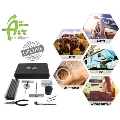 Tire Repair Kit 53 Piece Kit With Black Storage Box Up Down Air