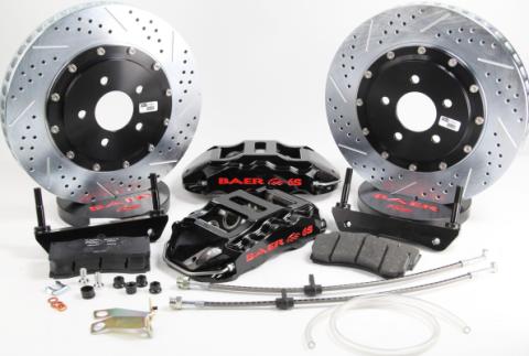 Brake System 15 Inch Front Extreme+ Black 04-14 Charger/Challenger/Magnum/300 BAER Brakes