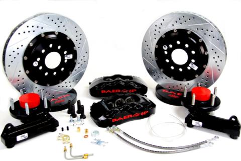 Brake System 13 Inch Front Pro+ Black 65-69 Lincoln Continental BAER Brakes