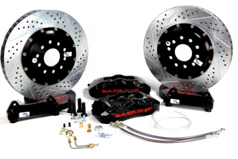 Brake System 14 Inch Front Pro+ Black 97-04 GM Y Body BAER Brakes