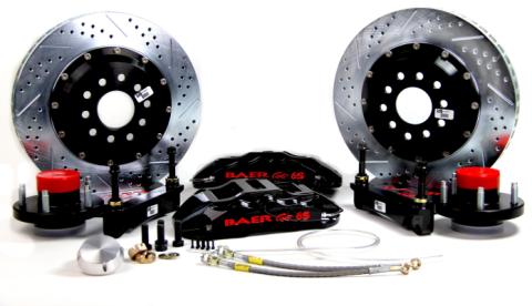 Brake System 14 Inch Front Extreme+ Black 63-82 GM/RideTech Y Body BAER Brakes