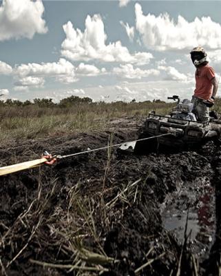 Bobcat Winch Mount Black Powdercoated Steel 11-14 3200/3400 Mile Marker