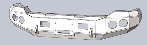 Silverado Front Winch Bumper 15-18 Chevy Silverado 2500/3500 ENGO