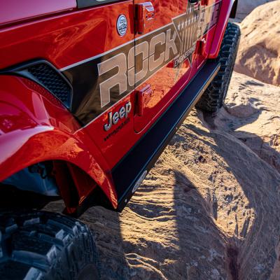 Jeep JL Side Step Sliders For 18-23 Wrangler JL 4 Door Models Set Rock Slide Engineering
