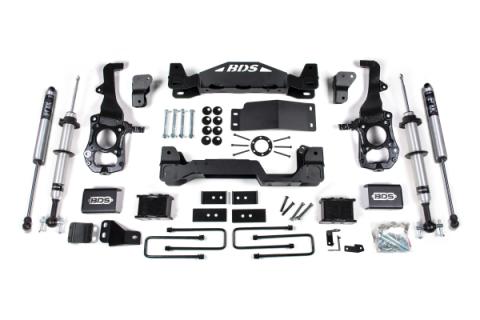6 Inch Lift Kit FOX 2.0 Strut Ford F150 21-25 4WD 4 Inch Block Kit Fox 2.0 Performance Shocks