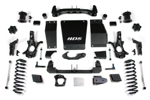 6 Inch Lift Kit Chevy/GMC Suburban Tahoe Yukon/XL 1500 15-19 4WD Magneride Equipped Cast Steel Control Arm