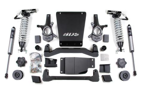 4 Inch Lift Kit FOX 2.5 Coil-Over Avalanche Suburban Tahoe or Yukon 1500 07-14 4WD 3 Inch Lift Coil Spacer Fox 2.5 Performance Shocks