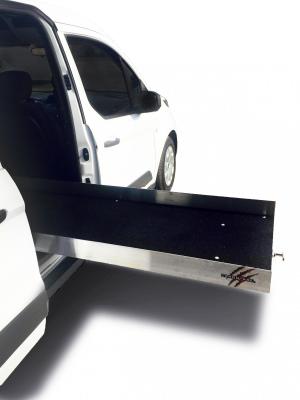 Aluminum Dual Directional Cargo Slide 1000 Lb Capacity 16-19 Ford Transit Connect 120 Inch WB 4 Door (Side) Cargo Ease