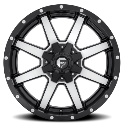 Aluminum Wheels 20X9 Maverick D537 5 On 139.7/5 On 150 Black Machined 110.3 Bore 1 Offset Fuel Off Road Wheels