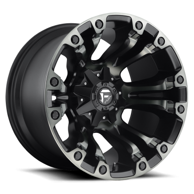 Aluminum Wheels 17X10 Vapor D569 5 On 114.3/5 On 127 Matte Black Double Dark Tint 78.1 Bore -18 Offset Fuel Off Road Wheels