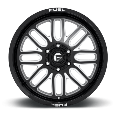 Aluminum Wheels 22X10 Ignite D662 5 On 127 Gloss Black Milled 78.1 Bore -18 Offset Fuel Off Road Wheels
