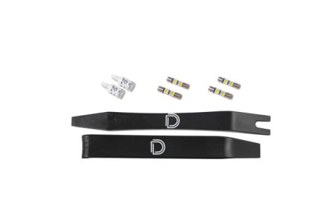 Interior LED Kit for 2019-Present Ford Ranger, Cool White Stage 2 Diode Dynamics