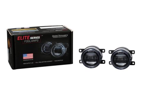 Elite Series Fog Lamps for 2015-2022 Subaru Impreza w/ Eyesight Package Pair Cool White 6000K Diode Dynamics