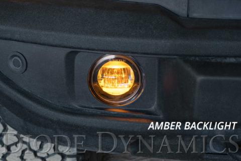 Elite Series Fog Lamps for 2010-2018 Ford Transit Pair Yellow 3000K Diode Dynamics