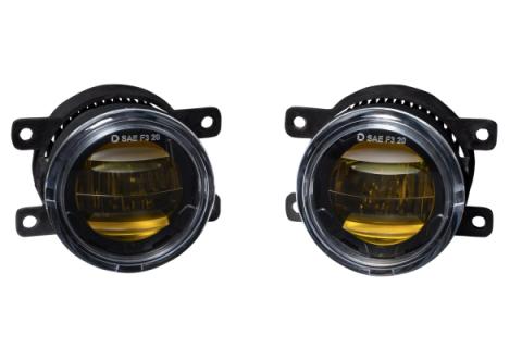 Elite Series Fog Lamps for 2013-2015 Honda Crosstour Pair Yellow 3000K Diode Dynamics