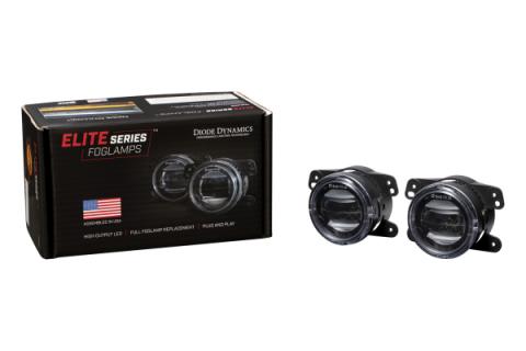 Elite Series Fog Lamps for 2011-2013 Jeep Grand Cherokee Pair Yellow 3000K Diode Dynamics