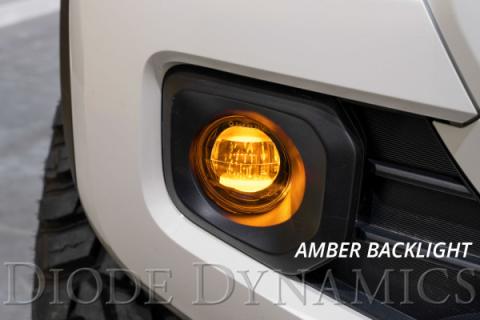 Elite Series Fog Lamps for 2014-2017 Lexus CT200h Pair Yellow 3000K Diode Dynamics