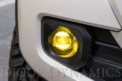 Elite Series Fog Lamps for 2014-2016 Lexus IS350 Pair Yellow 3000K Diode Dynamics