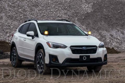 Stage Series 2in LED Ditch Light Kit for 2018-2021 Subaru Crosstrek, Sport Yellow Combo