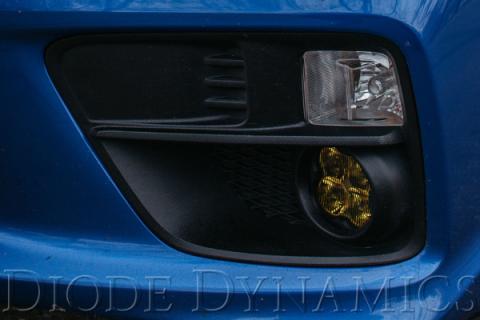 SS3 LED Fog Light Kit for 2013-2017 Acura ILX Yellow SAE Fog Sport w/ Backlight Diode Dynamics