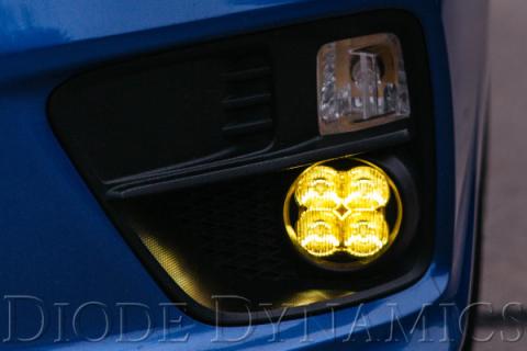 SS3 LED Fog Light Kit for 2004-2007 Ford Ranger STX Yellow SAE Fog Max w/ Backlight Diode Dynamics