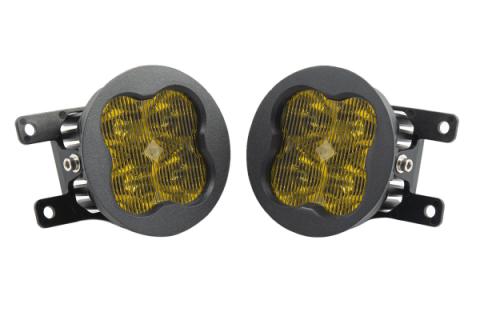 SS3 LED Fog Light Kit for 2004-2007 Ford Ranger STX Yellow SAE Fog Max w/ Backlight Diode Dynamics
