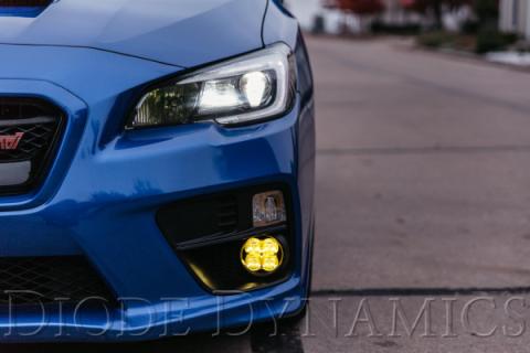 SS3 LED Fog Light Kit for 2015-2021 Subaru WRX Yellow SAE Fog Max w/ Backlight Diode Dynamics