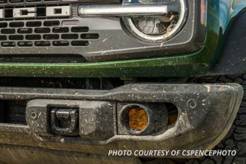 SS3 LED Fog Light Kit for 2021 Ford Bronco (w/ Standard Bumper) Yellow SAE Fog Max w/ Backlight Diode Dynamics