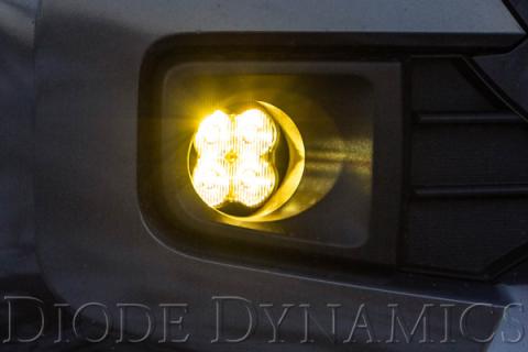 SS3 LED Fog Light Kit for 2007-2016 Toyota Yaris White SAE Fog Sport w/ Backlight Diode Dynamics