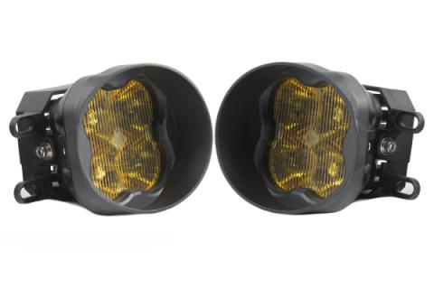 SS3 LED Fog Light Kit for 2010-2016 Toyota Prius Yellow SAE Fog Max w/ Backlight Diode Dynamics