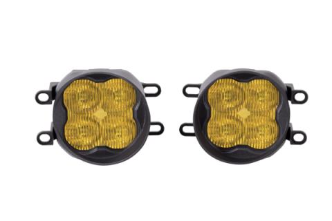 SS3 LED Fog Light Kit for 2012-2016 Toyota Prius C Yellow SAE Fog Max w/ Backlight Diode Dynamics
