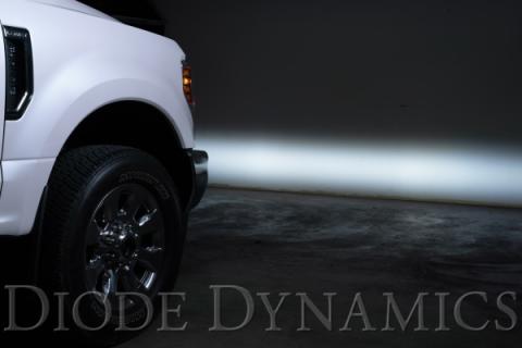 SS3 LED Fog Light Kit for 2017-2021 Ford Super Duty Yellow SAE Fog Pro w/ Backlight Diode Dynamics