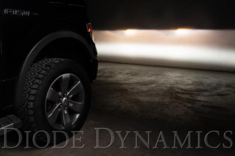 SS3 LED Fog Light Kit for 2011-2014 Ford F-150 Yellow SAE Fog Sport w/ Backlight Diode Dynamics