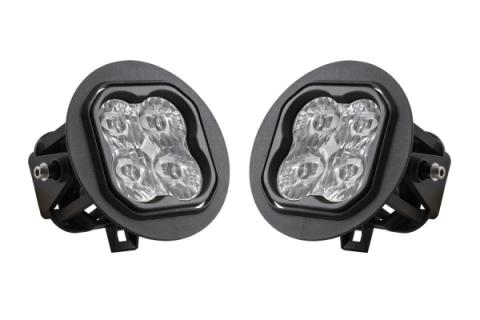 SS3 LED Fog Light Kit for 2007-2013 Toyota Tundra White SAE Fog Pro w/ Backlight Diode Dynamics