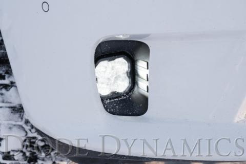 SS3 LED Fog Light Kit for 2013-2018 Ram 1500 Yellow SAE Fog Max w/ Backlight Diode Dynamics