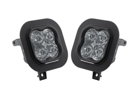 SS3 LED Fog Light Kit for 2011-2016 Ford Super Duty F-250/F-350 Yellow SAE Fog Max w/ Backlight Diode Dynamics