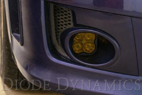 SS3 LED Fog Light Kit for 2008-2009 Subaru Legacy Yellow SAE Fog Sport w/ Backlight Diode Dynamics
