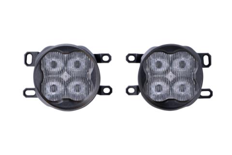 SS3 LED Fog Light Kit for 2011-2013 Lexus IS250, White SAE Fog Sport with Backlight