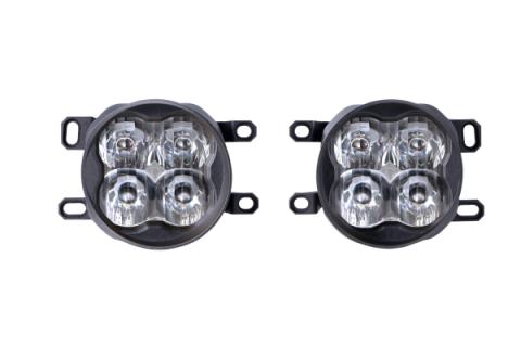 SS3 LED Fog Light Kit for 2012-2014 Lexus IS250C A/T Convertible, Yellow SAE Fog Pro with Backlight