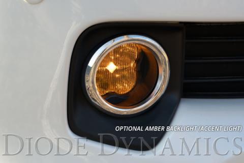 SS3 LED Fog Light Kit for 2011-2013 Lexus IS250, Yellow SAE Fog Pro with Backlight