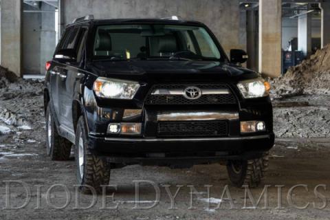 SS3 LED Fog Light Kit for 2010-2013 Toyota 4Runner, Yellow SAE Fog Pro with Backlight Diode Dynamics