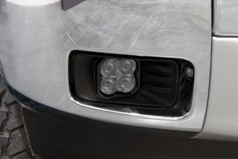 SS3 LED Fog Light Kit for 2007-2014 Chevrolet Silverado 2500/3500 HD, Yellow SAE Fog Pro with Backlight Diode Dynamics