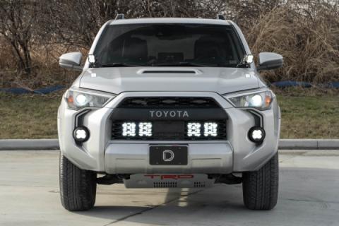 SS5 Stealth Grille LED 2-Pod Kit for 2014-2023 Toyota 4Runner, Sport White Combo Diode Dynamics