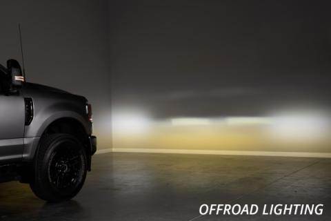 SS3 LED Fog Pocket Kit for 2020-2022 Ford Super Duty, Yellow Sport Diode Dynamics