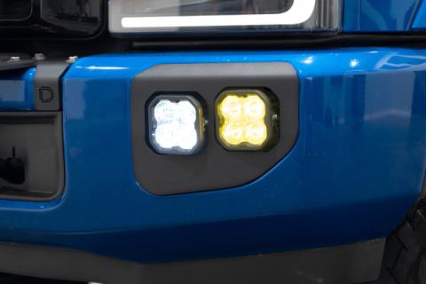 SS3 LED Fog Pocket Kit for 2020-2022 Ford Super Duty, White Pro Diode Dynamics
