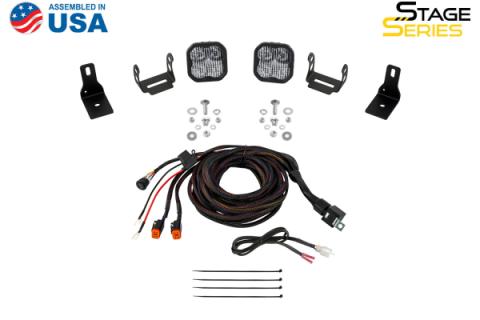 Stage Series Ditch Light Kit for 2022+ Ford Maverick, C2 Sport White Combo